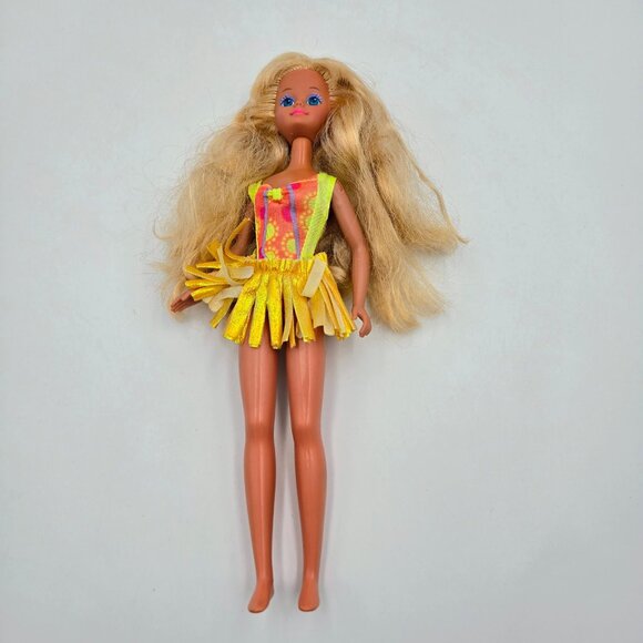 Hawaiian Fun Skipper Doll 1990 Original Swimsuit And Skirt Mattel 5942 Read - Picture 9 of 16